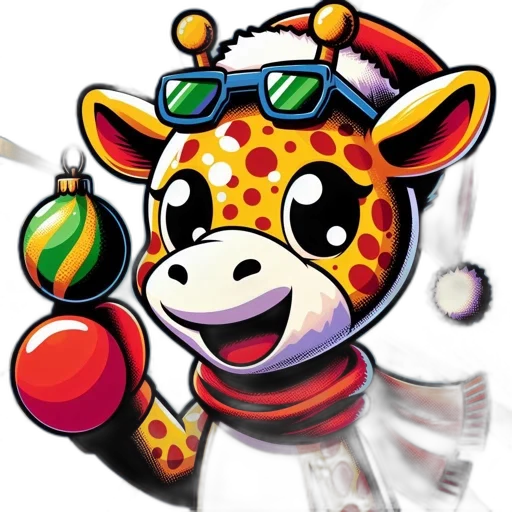 animal, concept art, animated, giraffe transparent PNG cut-out