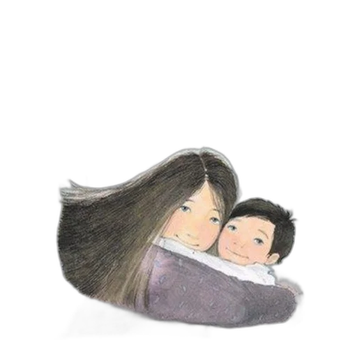 hair, watercolor, cartoon, concept art transparent PNG cut-out
