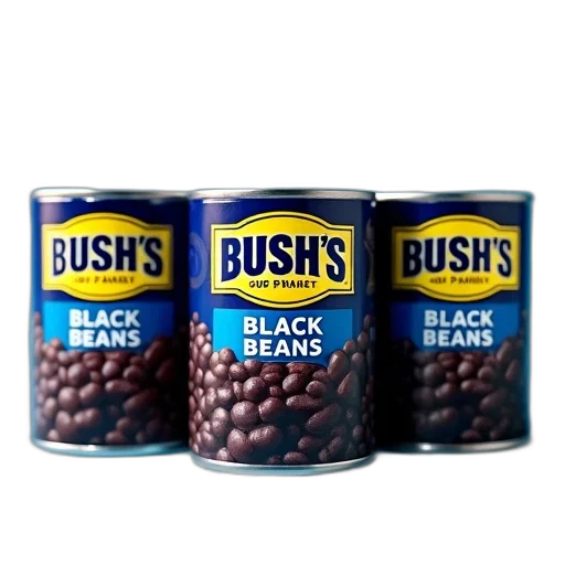 food, three, cans, bush transparent PNG cut-out