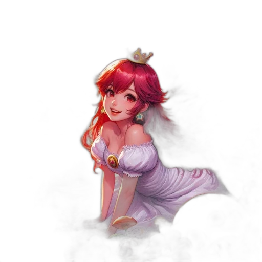 dress, staff, crown, weapon transparent PNG cut-out