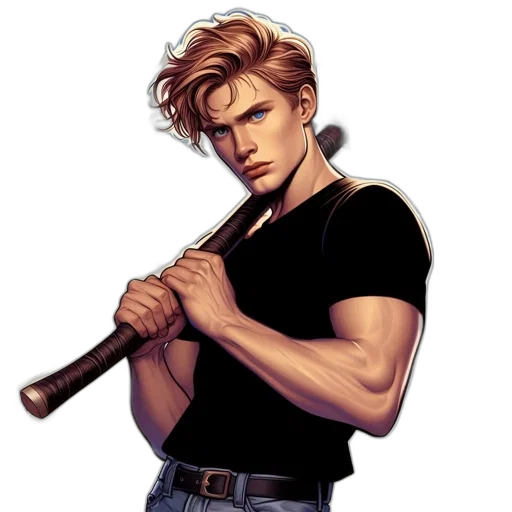 staff, weapon, sword, comic book art transparent PNG cut-out