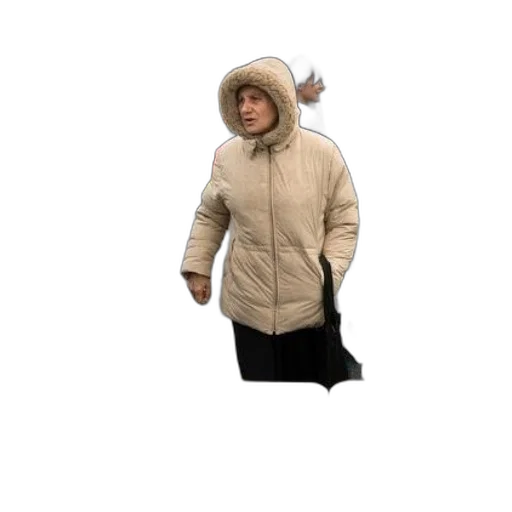 jacket, umbrella, staff, hat transparent PNG cut-out