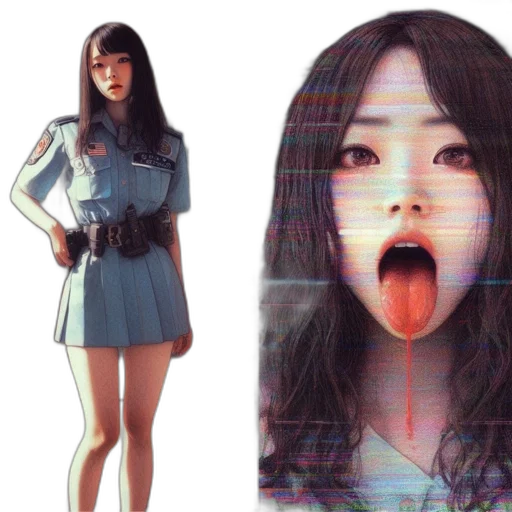 robot, face, creature, dress transparent PNG cut-out