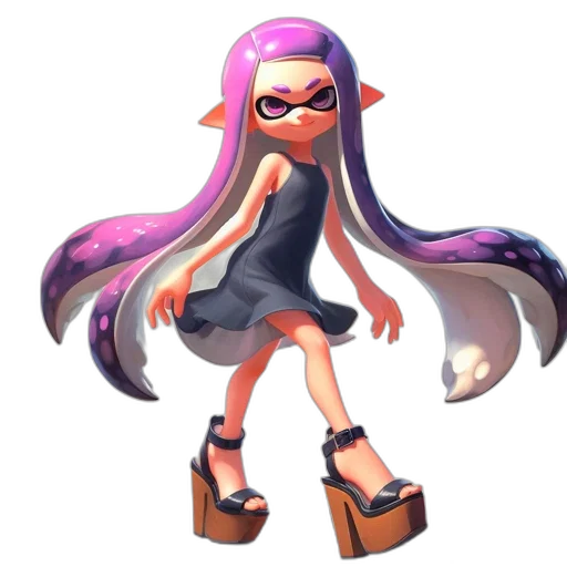 dress, hair, weapon, animal transparent PNG cut-out