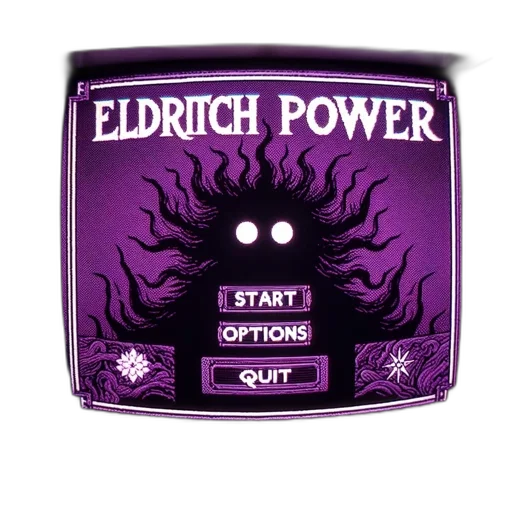 ominous, digital, interface, features transparent PNG cut-out