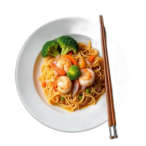 food, photorealistic, 3d render, plate transparent PNG cut-out