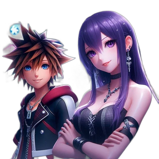 fantasy art, anime, concept art, pixel art transparent PNG cut-out
