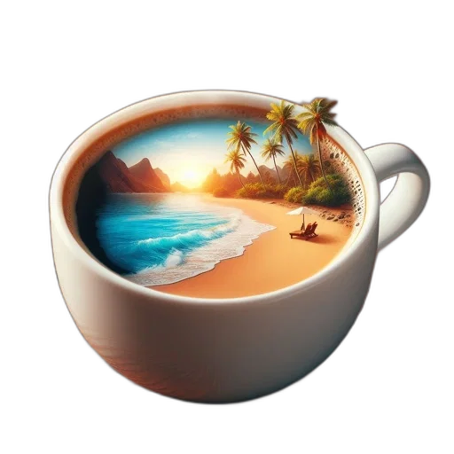 photorealistic, 3d render, vaporwave, oil painting transparent PNG cut-out