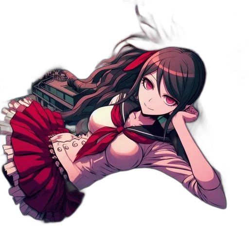 dress, staff, weapon, mask transparent PNG cut-out