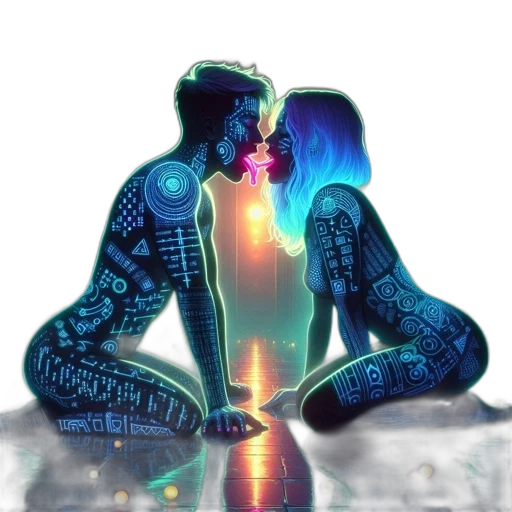 robot, jewelry, cyberpunk, concept art transparent PNG cut-out