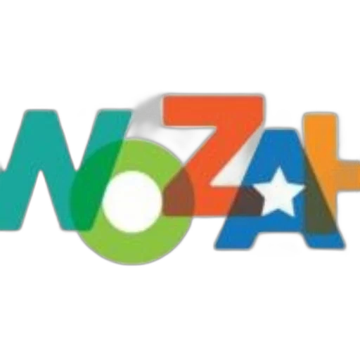 colorful, logo, word, wozah transparent PNG cut-out