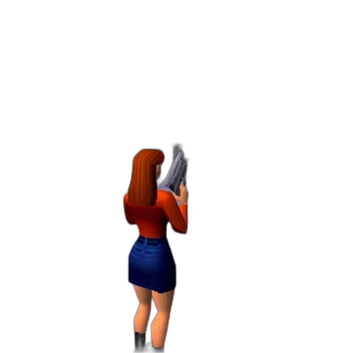 dress, staff, weapon, shoes transparent PNG cut-out