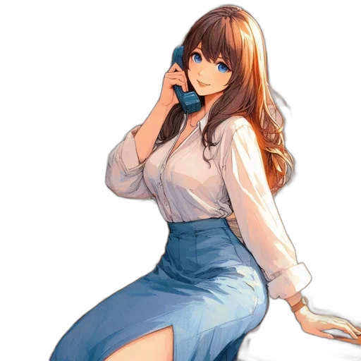 dress, staff, robot, face transparent PNG cut-out