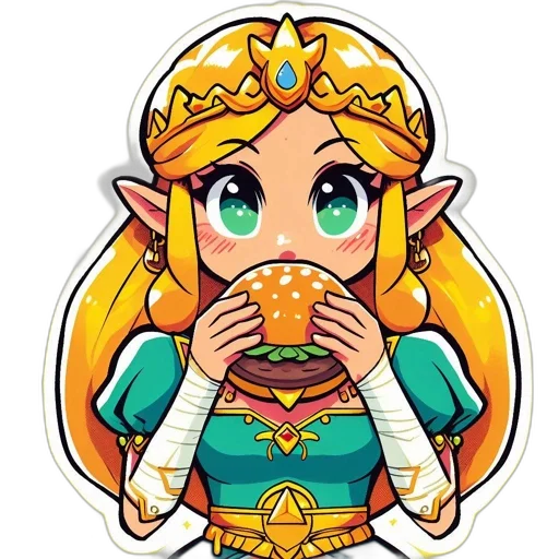 food, face, crown, staff transparent PNG cut-out