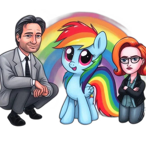 cartoon, three, individuals, stand transparent PNG cut-out