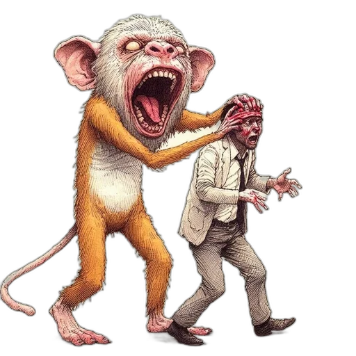 creature, concept art, photorealistic, anthropomorphic transparent PNG cut-out