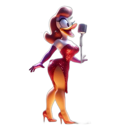 robot, dress, staff, weapon transparent PNG cut-out