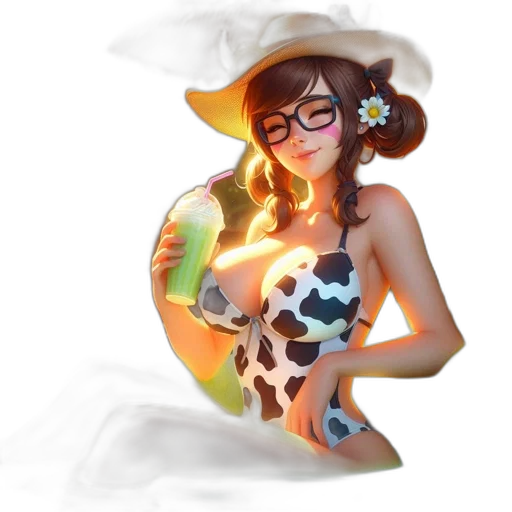 hat, staff, dress, jewelry transparent PNG cut-out