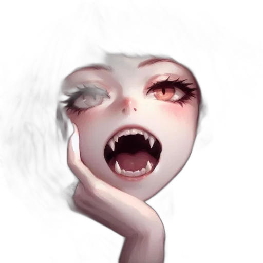 creature, face, mask, hair transparent PNG cut-out