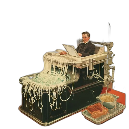 furniture, food, concept art, 3d render transparent PNG cut-out