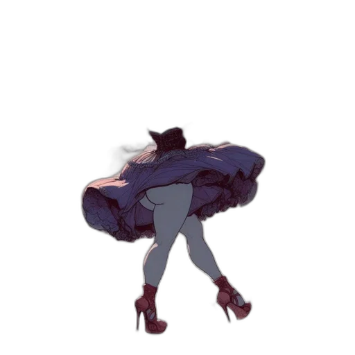 jacket, dress, shoes, creature transparent PNG cut-out