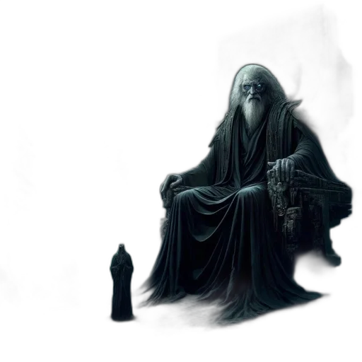creature, staff, sword, mask transparent PNG cut-out