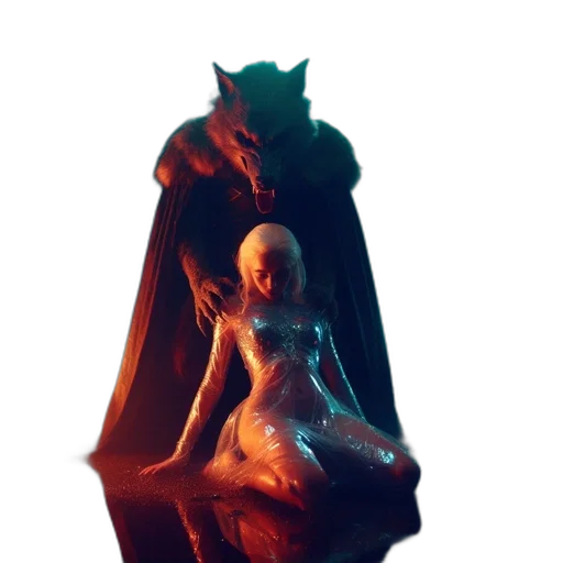 creature, dress, dragon, mask transparent PNG cut-out