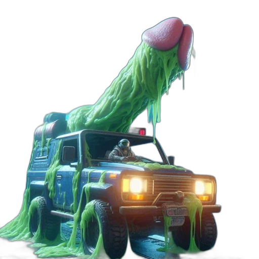 car, creature, hair, animal transparent PNG cut-out