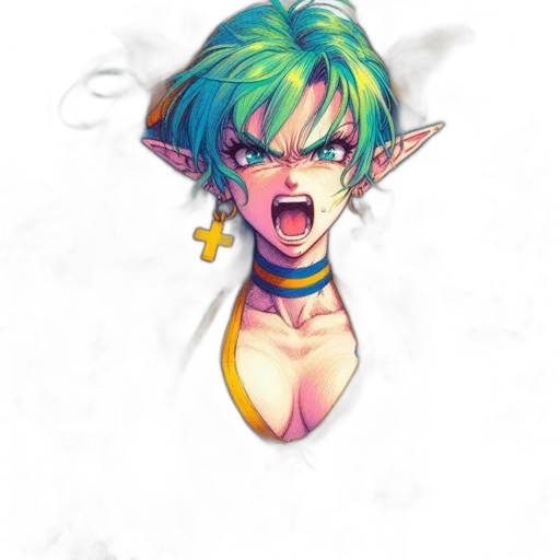 staff, jewelry, face, pixel art transparent PNG cut-out