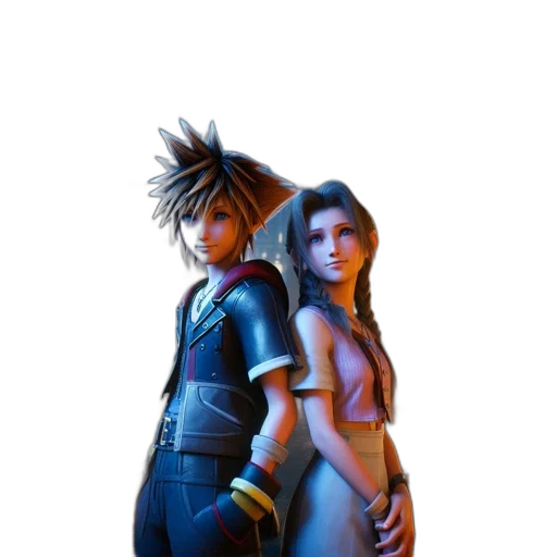 concept art, 3d render, fantasy art, pixel art transparent PNG cut-out