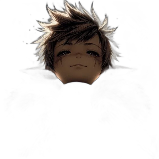 face, mask, creature, hair transparent PNG cut-out