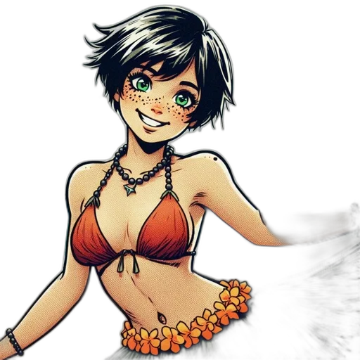 concept art, fantasy art, anime, comic book art transparent PNG cut-out