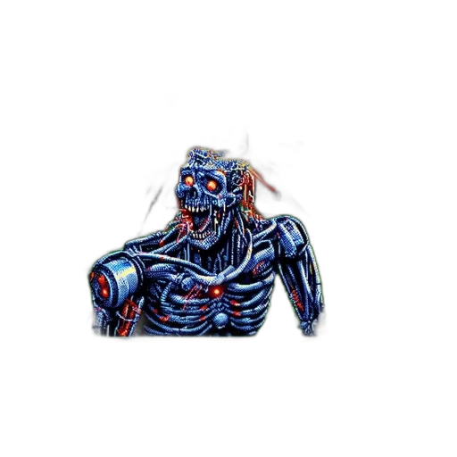 creature, robot, mask, face transparent PNG cut-out