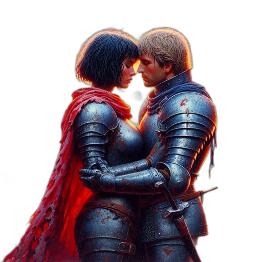 concept art, fantasy art, comic book art, pixel art transparent PNG cut-out