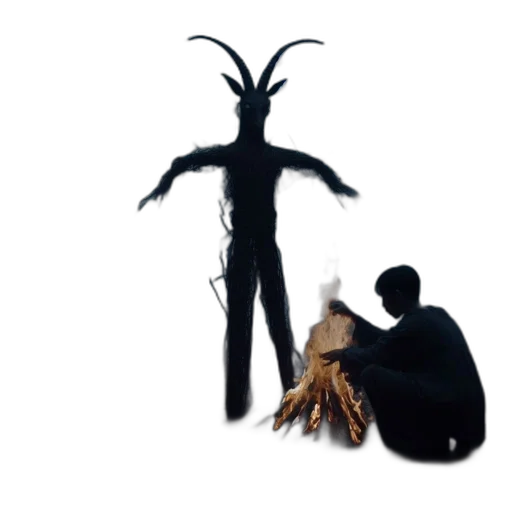 creature, staff, animal, mask transparent PNG cut-out