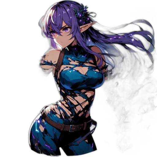 dress, dragon, weapon, staff transparent PNG cut-out