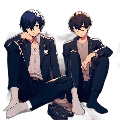 jacket, anime, pixel art, concept art transparent PNG cut-out