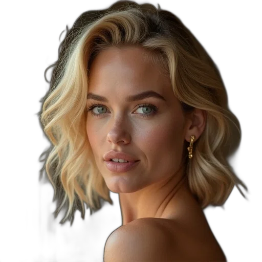 hair, face, jewelry, crown transparent PNG cut-out