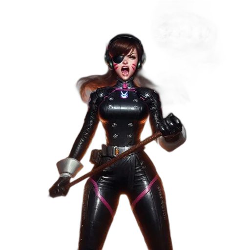 staff, concept art, comic book art, 3d render transparent PNG cut-out