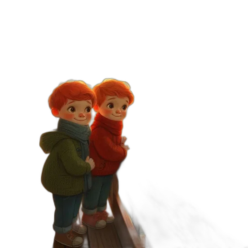hat, jacket, 3d render, concept art transparent PNG cut-out
