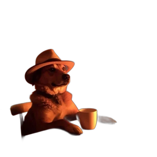hat, staff, animal, food transparent PNG cut-out