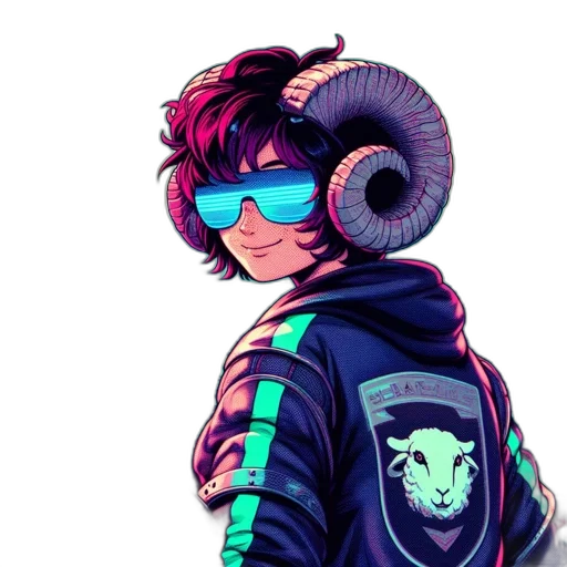 jacket, robot, mask, creature transparent PNG cut-out