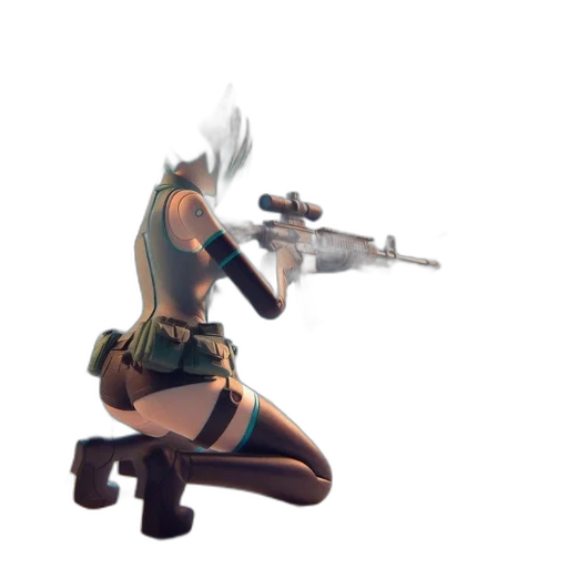 weapon, staff, robot, mask transparent PNG cut-out