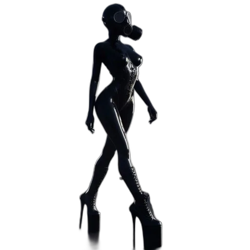 dress, robot, jewelry, staff transparent PNG cut-out