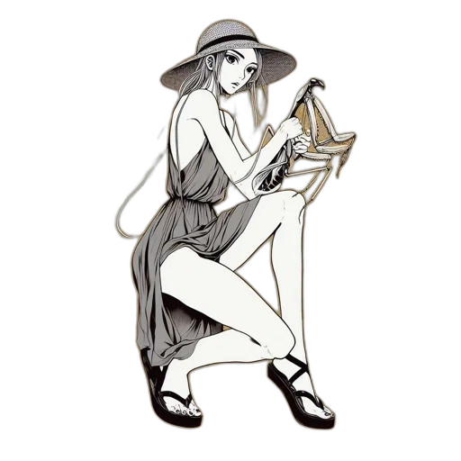 staff, hat, weapon, jewelry transparent PNG cut-out