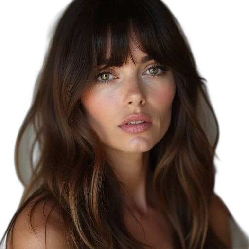 face, hair, photorealistic, cartoon transparent PNG cut-out