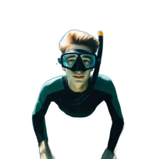 mask, robot, creature, staff transparent PNG cut-out