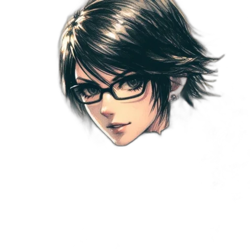 face, hair, staff, mask transparent PNG cut-out