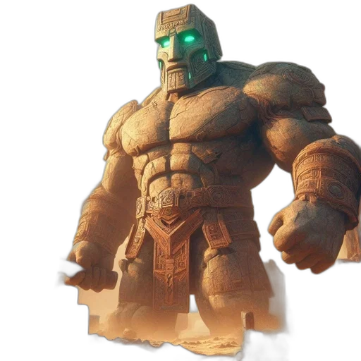 robot, mask, creature, 3d render transparent PNG cut-out