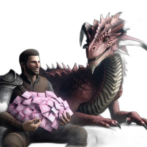 dragon, creature, weapon, concept art transparent PNG cut-out